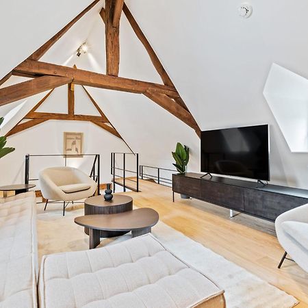 Elegant Clausen Apartment With King Bed & Wifi Luxemburg Exterior foto